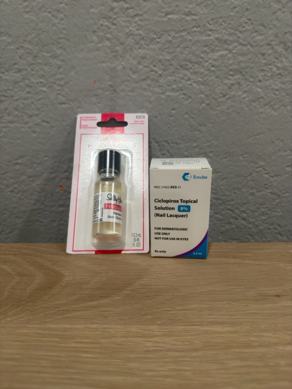 Clear Nail Hardener & Ciclopirox Topical Solution 8% - Clear